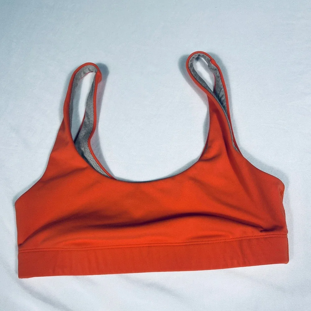 Vuori‎ Yosemite Sports Bra Orange Activewear Yoga Gym VW158 Womens XS
